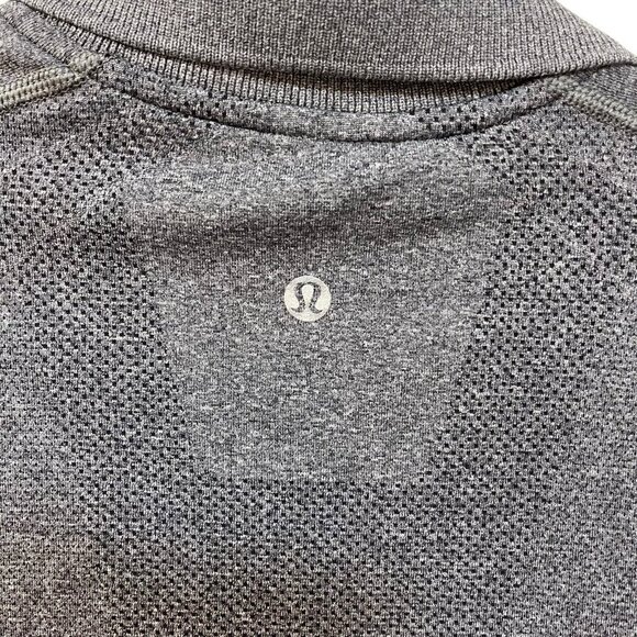 Lululemon Shirt Mens Medium Polo IMIN Embroidery Short Sleeve Pullover Gym - Picture 4 of 6